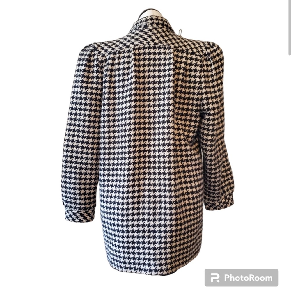 Karizma East LTD Vintage Houndstooth Coat Size 16 - Picture 2 of 13